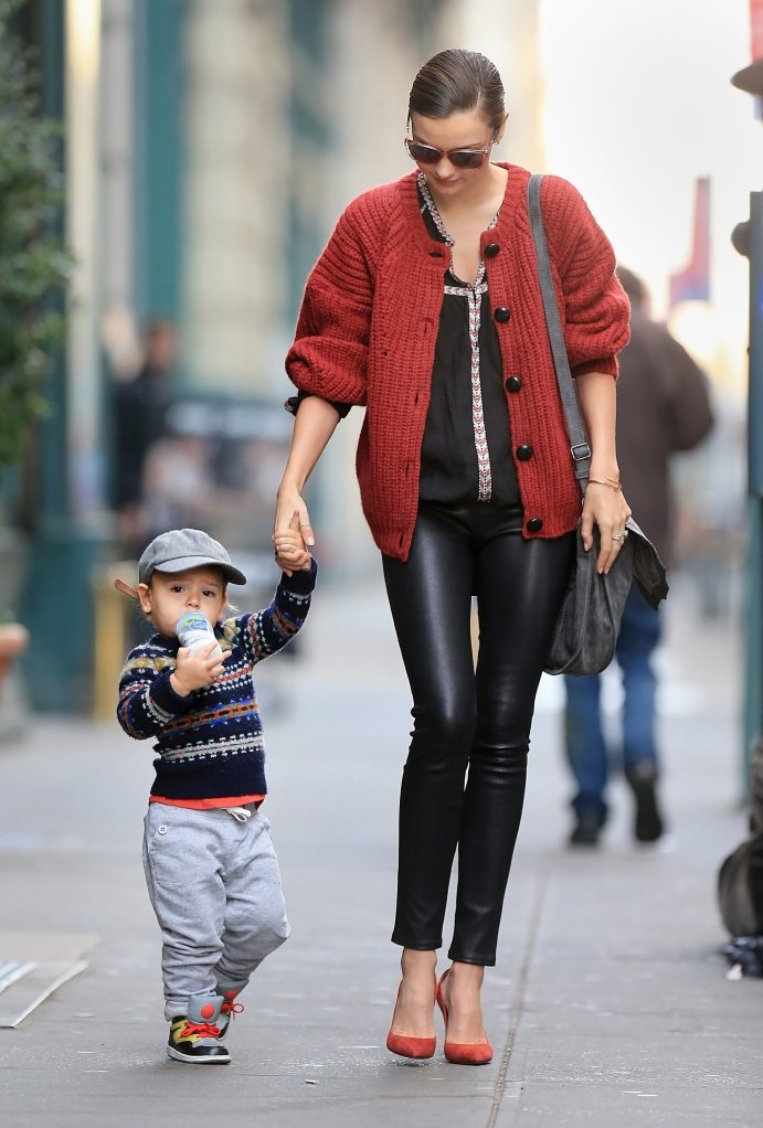 Miranda Kerr y su hijo 